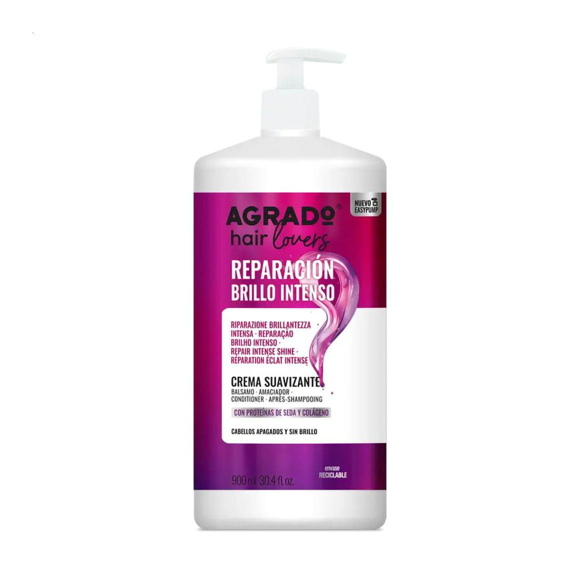 

Кондиціонер Agrado Repair Intense Shine Conditioner для інтенсивного відновлення та сяяння волосся, 900 мл