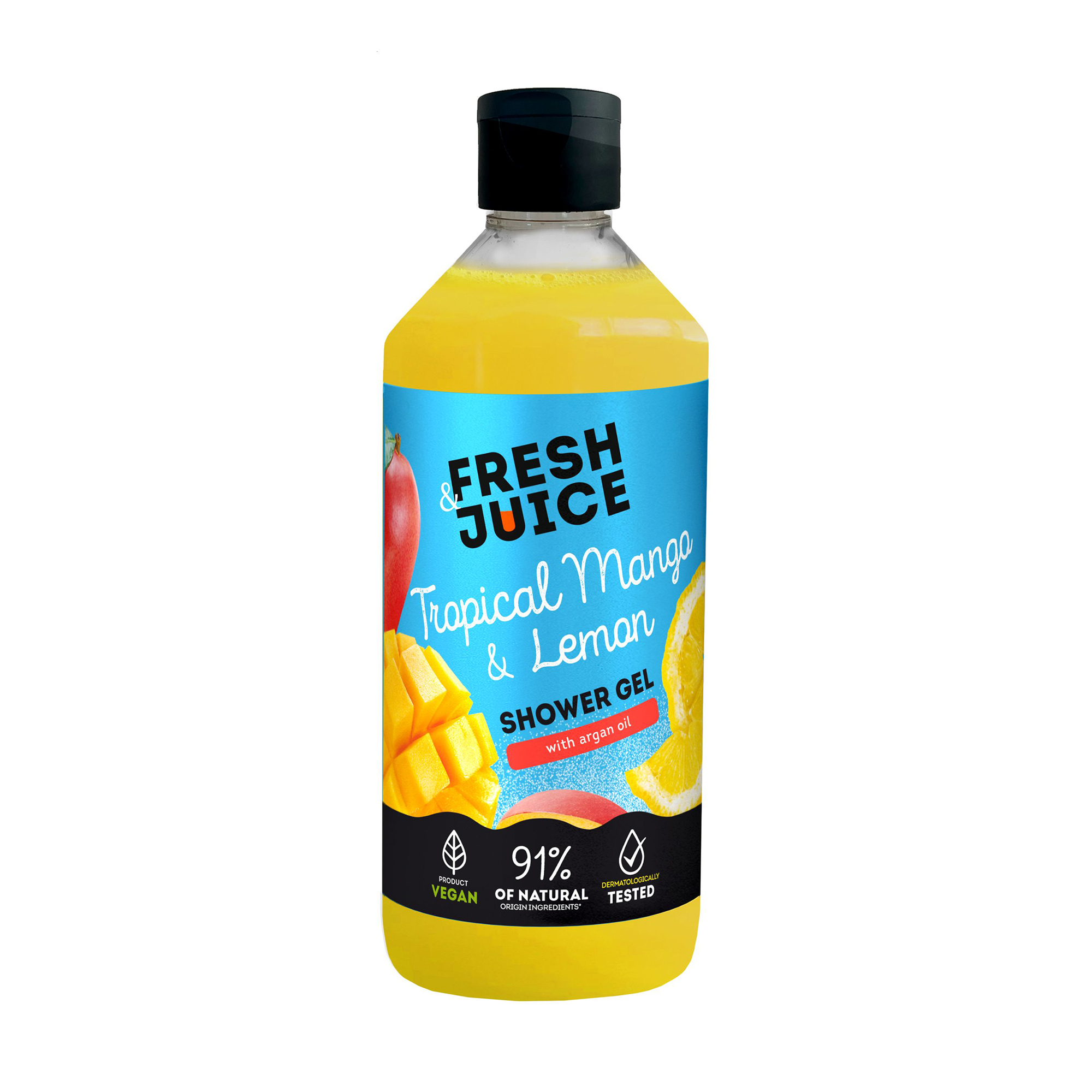 

Гель для душу Fresh Juice Tropical Mango & Lemon Shower Gel з аргановою олією, 473 мл