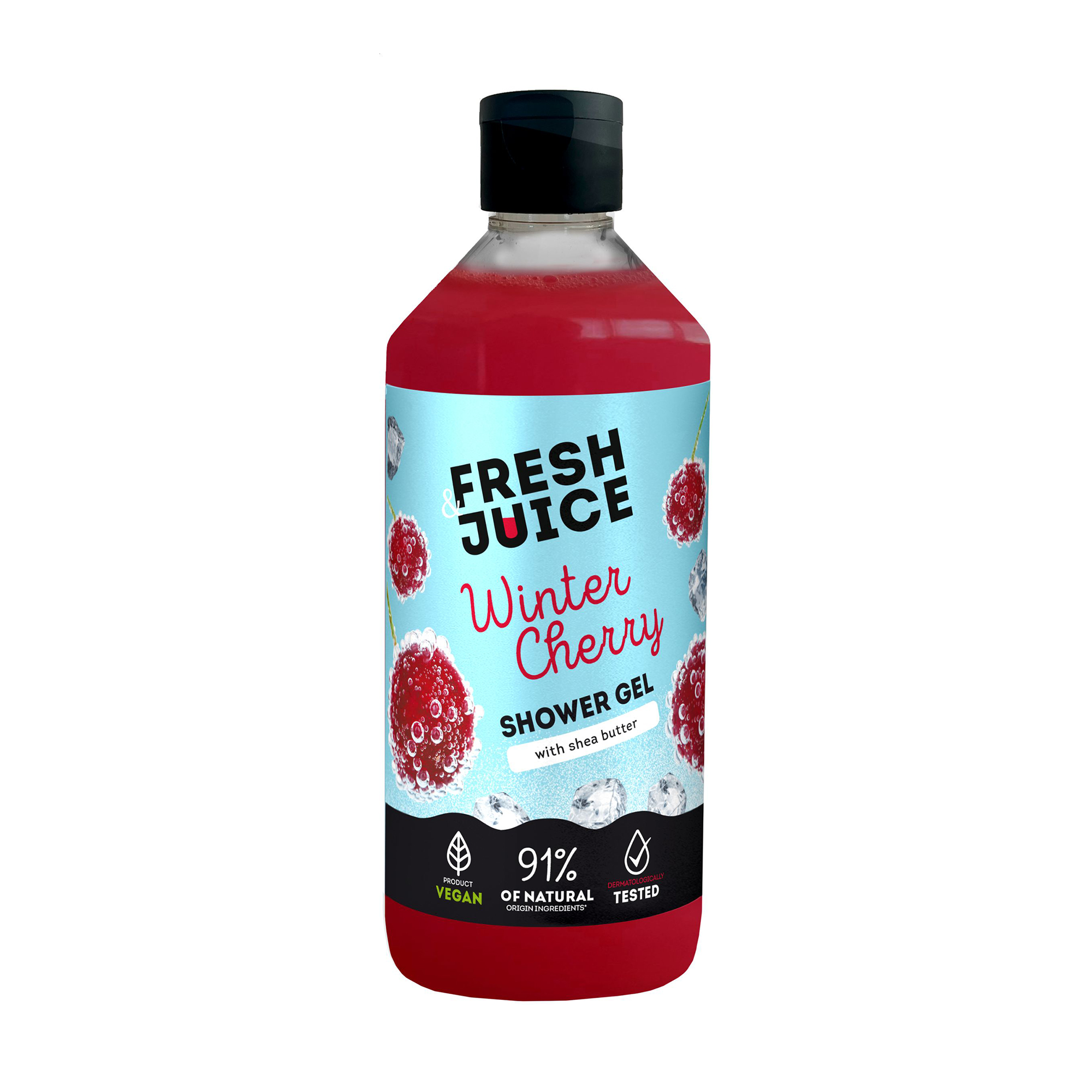 

Гель для душу Fresh Juice Winter Cherry Shower Gel з олією ши, 473 мл