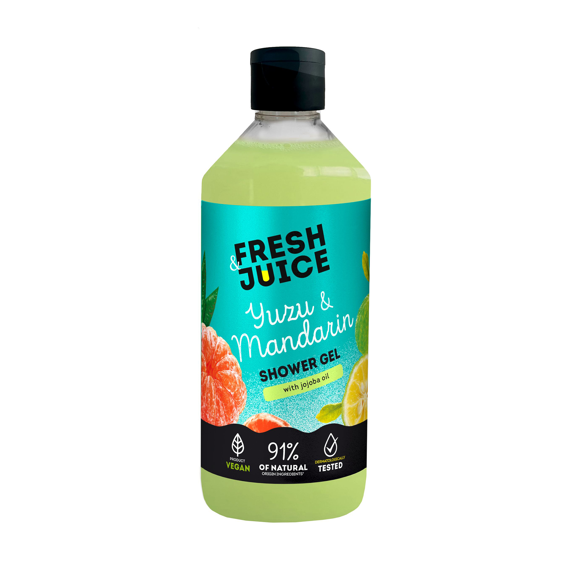 

Гель для душу Fresh Juice Yuzu & Mandarin Shower Gel з олією жожоба, 473 мл