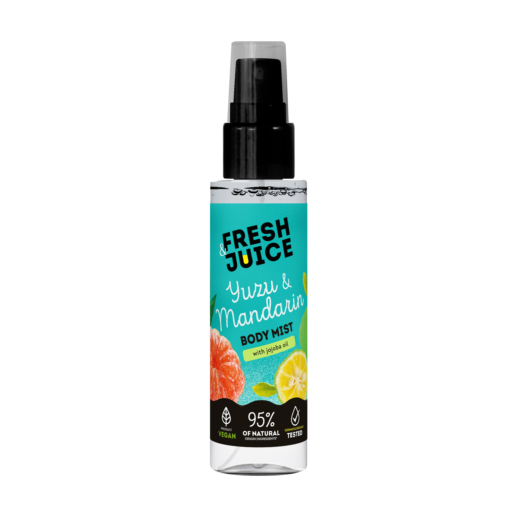 

Міст для тіла Fresh Juice Yuzu & Mandarin Body Mist з олією жожоба, 150 мл