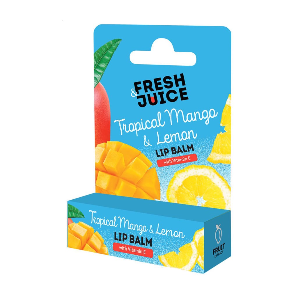 

Бальзам для губ Fresh Juice Tropical Mango & Lemon Lip Balm з вітаміном Е, 3.6 г