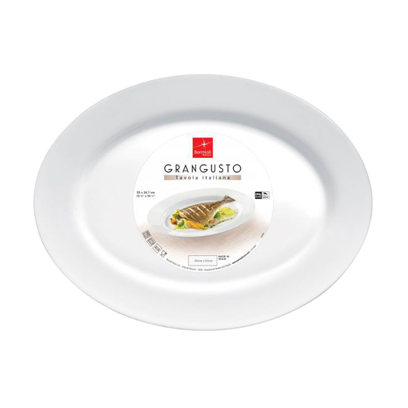 

Блюдо овальне для риби Bormioli Rocco Grangusto, 35*27 см (400852FTB121990)