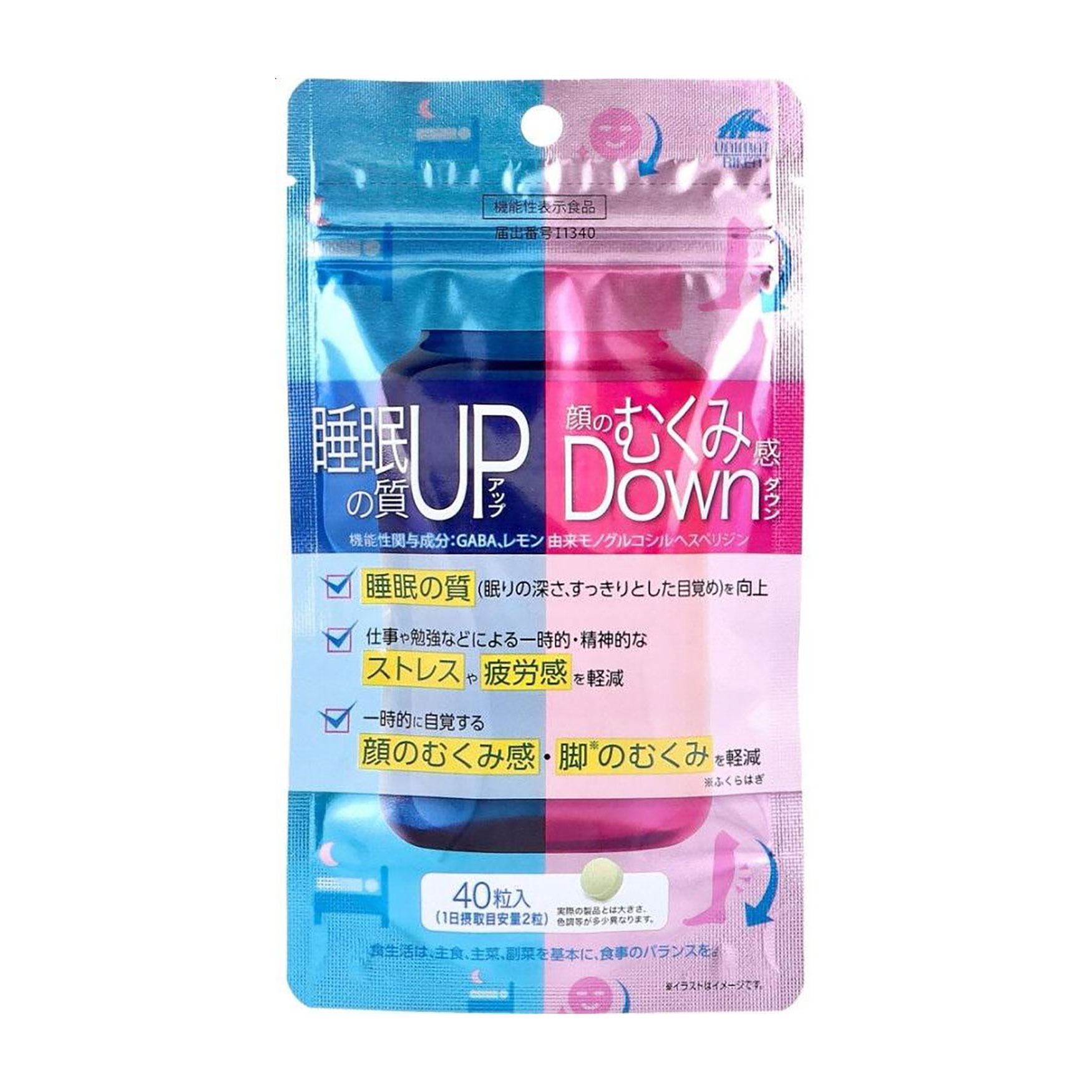 

Гамма-аміномасляна кислота Unimat Riken, 40 таблеток