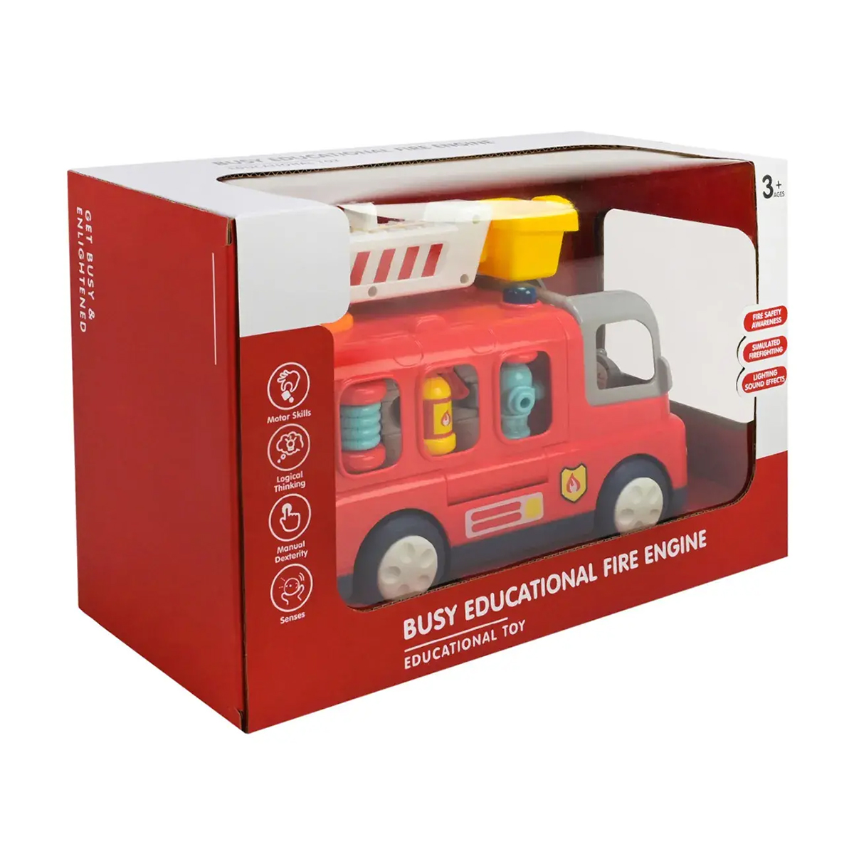 

Дитяча машинка Shantou Jinxing Пожежна, на батарейках, у коробці, від 3 років, 30*14*20 см (YL518A)