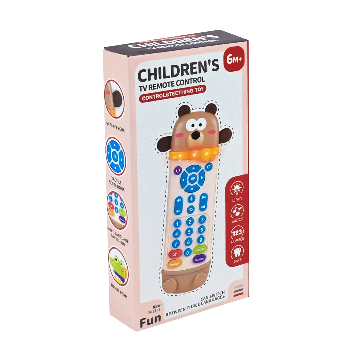 

Дитяча іграшка Shantou Jinxing Музичний пульт Ведмежа, від 6 місяців, 8.5*3*19 см (99603)