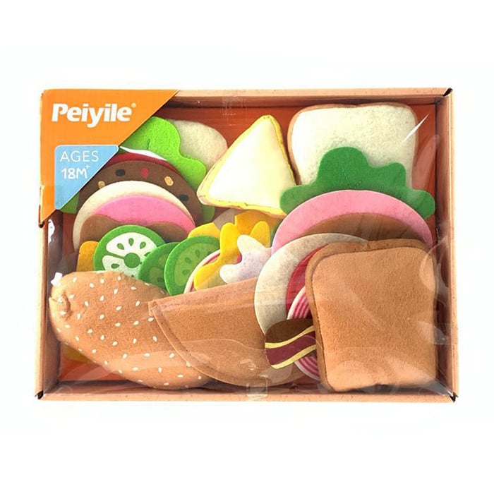 

Іграшковий набір продуктів Shantou Jinxing Фаст фуд, від 1.5 років, 31.5*6*23.5 см (6331)