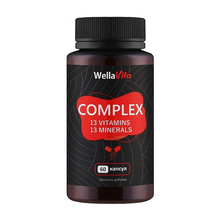 

Комплекс вітамінів групи В Wella Vita Complex Vitamin B, 60 таблеток