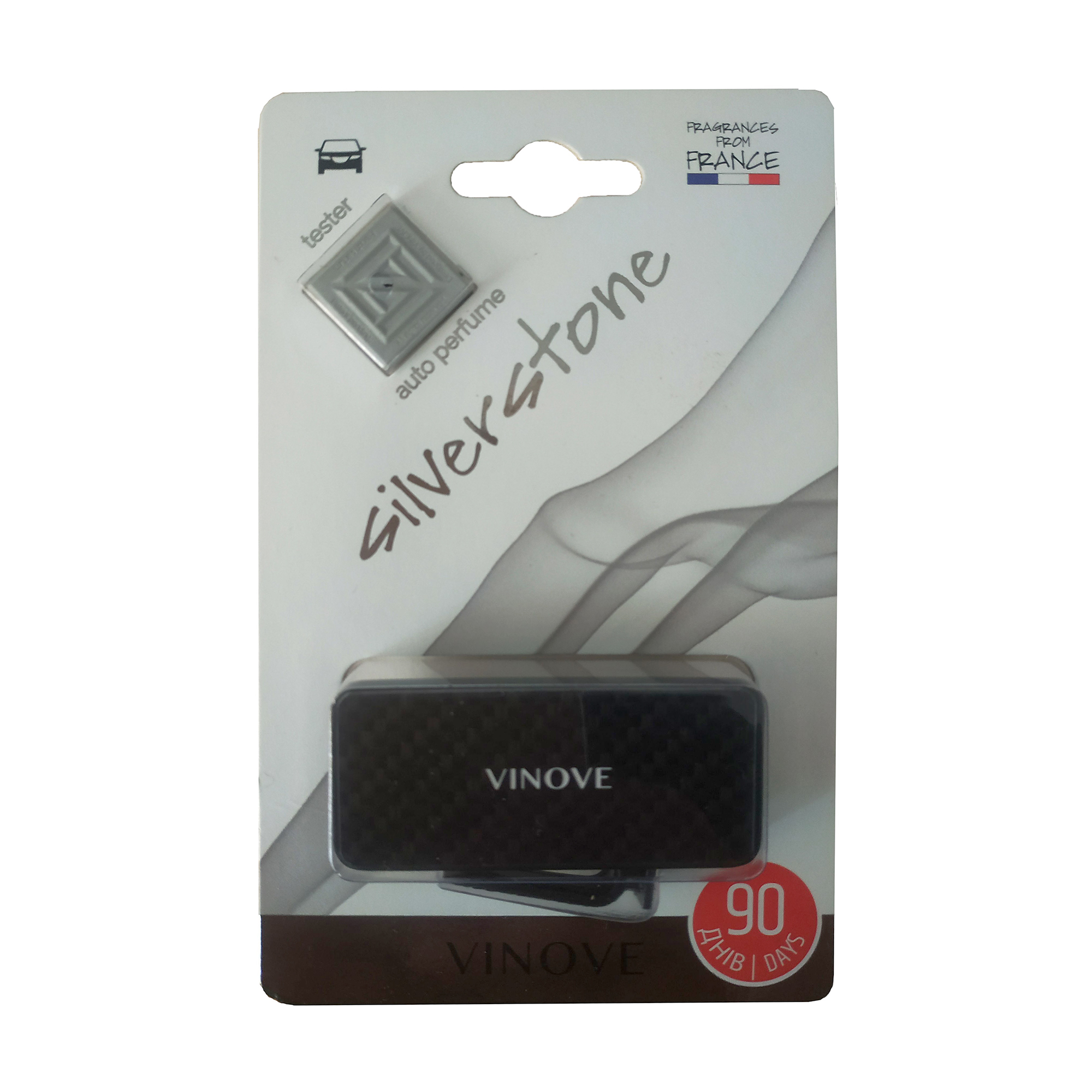 

Ароматизатор для автомобіля Vinove Carbon Auto Perfume, Silverstone, 1 шт