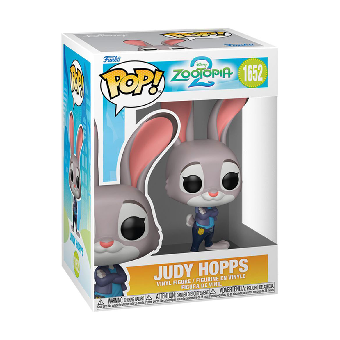 

Ігрова фігурка Funko Pop! серії Зоотрополіс 2 Джуді, від 3 років (86634)