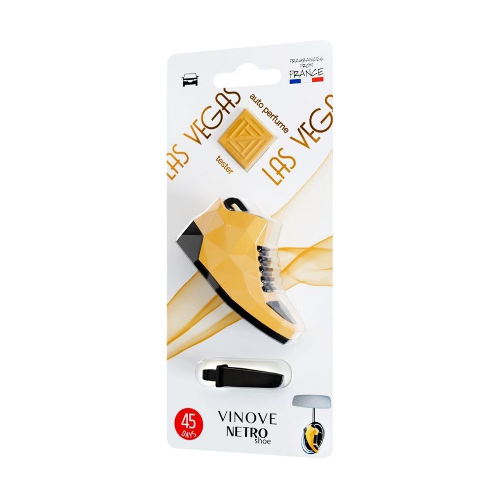 

Ароматизатор для автомобіля Vinove Netro Shoe Auto Perfume, Las Vegas, 1 шт