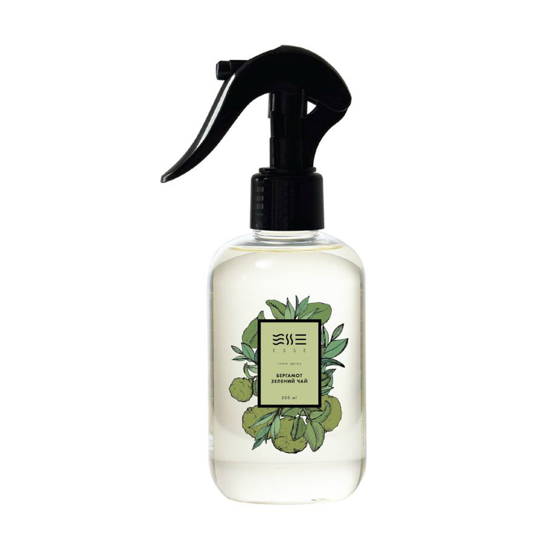 

Ароматичний спрей для приміщень Esse Бергамот та зелений чай, 200 мл