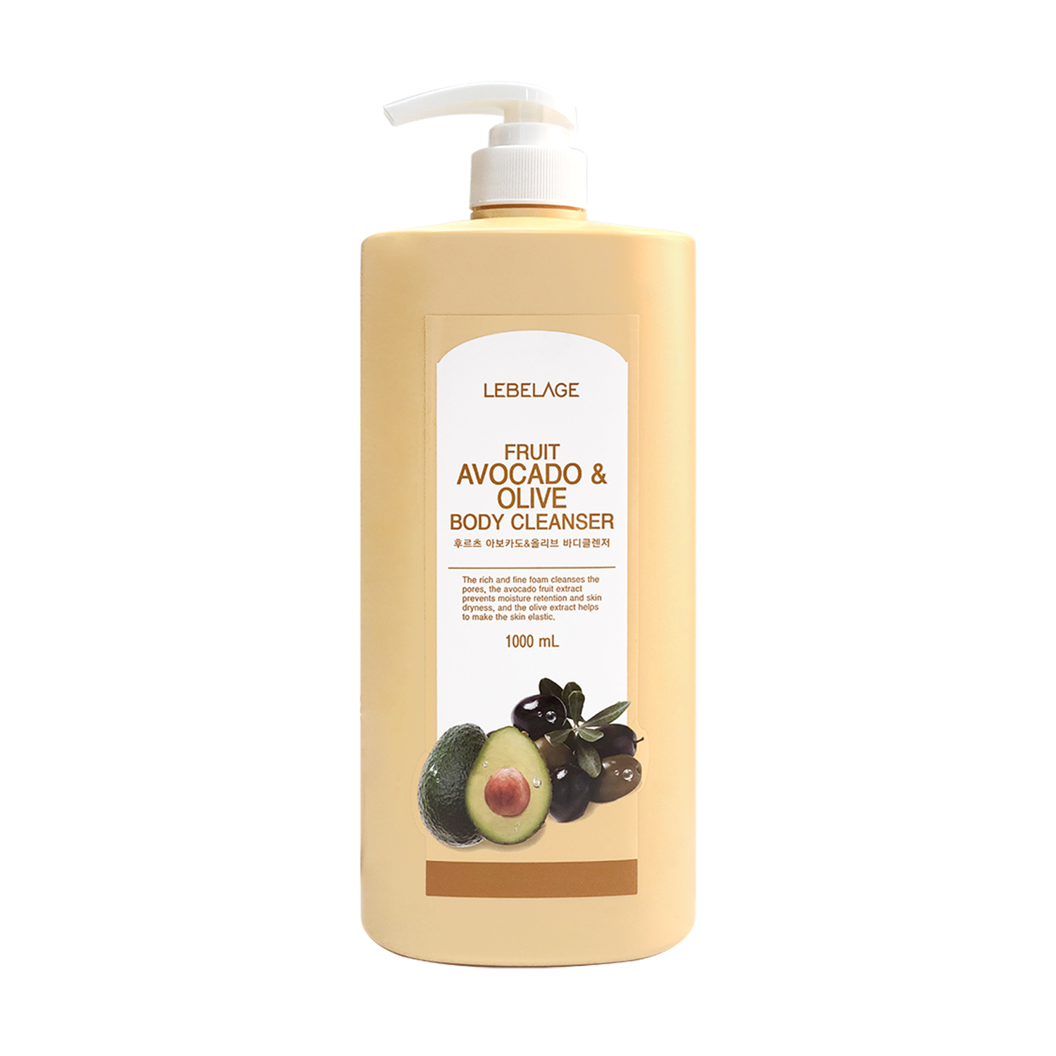 

Гель для душу Lebelage Fruit Avocado & Olive Body Cleanser, 1 л