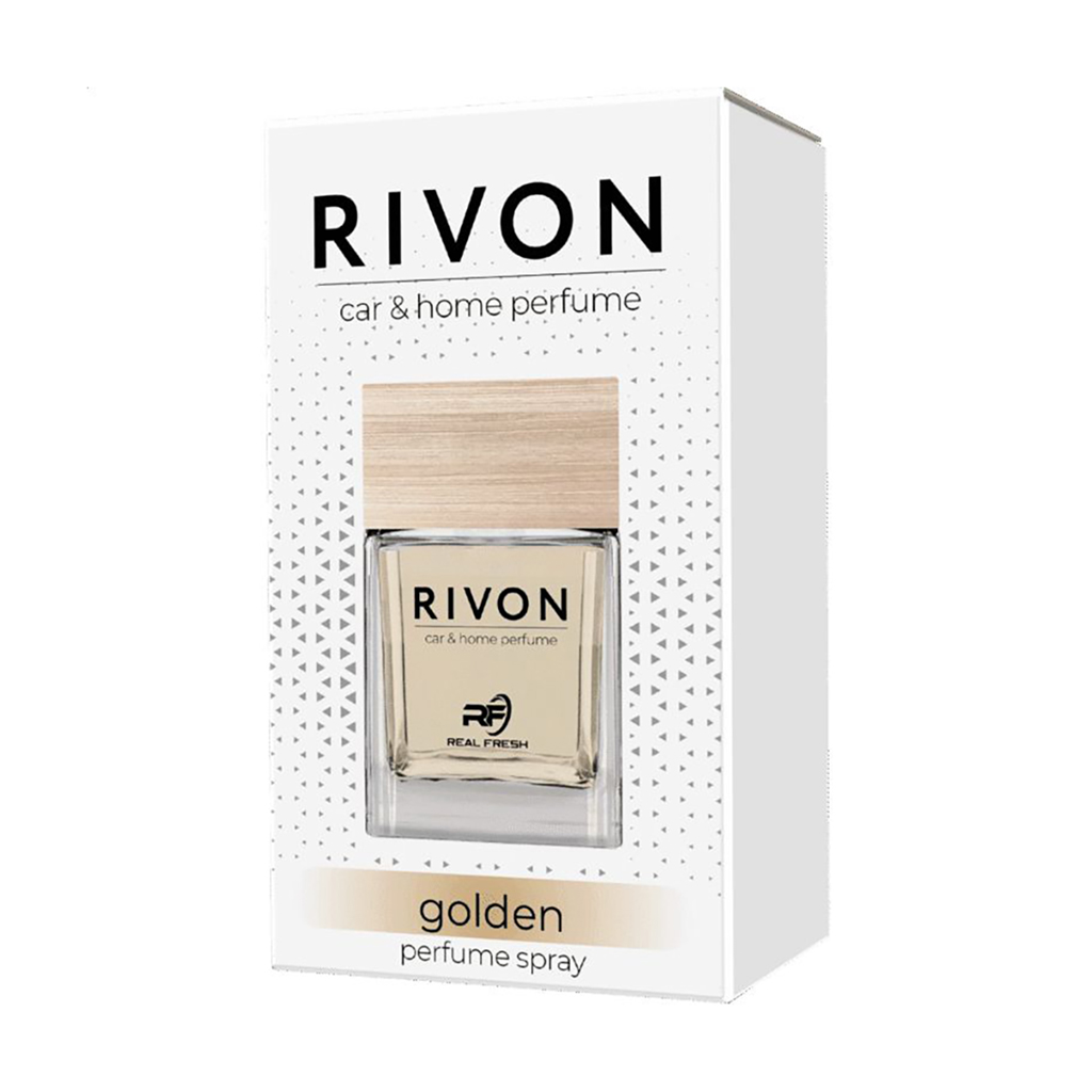 

Ароматизатор-спрей для автомобіля та дому Real Fresh Rivon Car & Home Perfume Spray, Golden, 50 мл