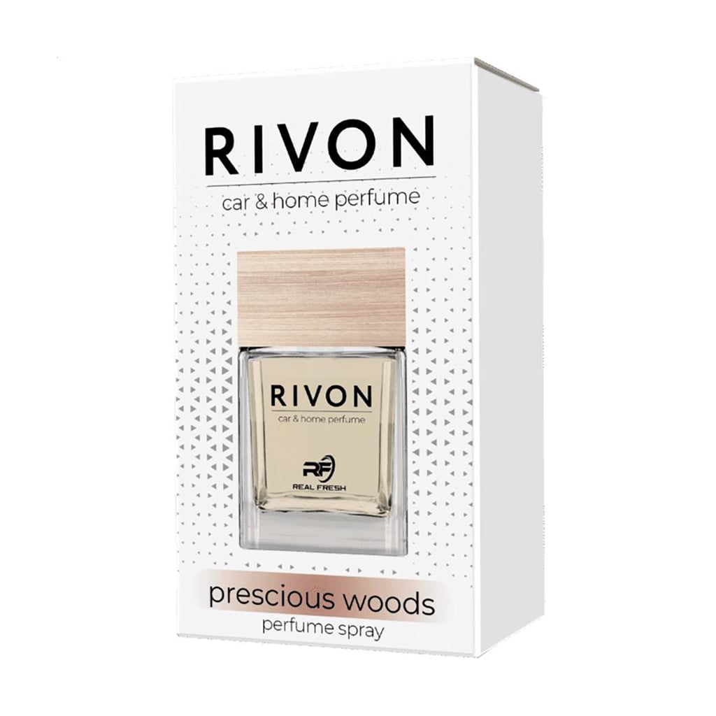 

Ароматизатор-спрей для автомобіля та дому Real Fresh Rivon Car & Home Perfume Spray, Prescious Woods, 50 мл