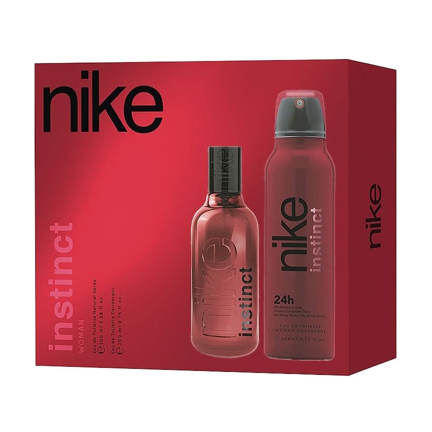 

Парфумований набір жіночий Nike Instinct (туалетна вода, 100 мл + дезодорант-спрей, 200 мл)