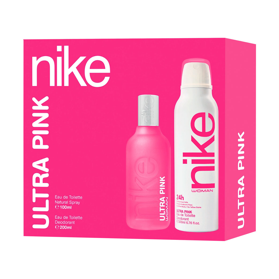 

Парфумований набір жіночий Nike Ultra Pink (туалетна вода, 100 мл + дезодорант-спрей, 200 мл)
