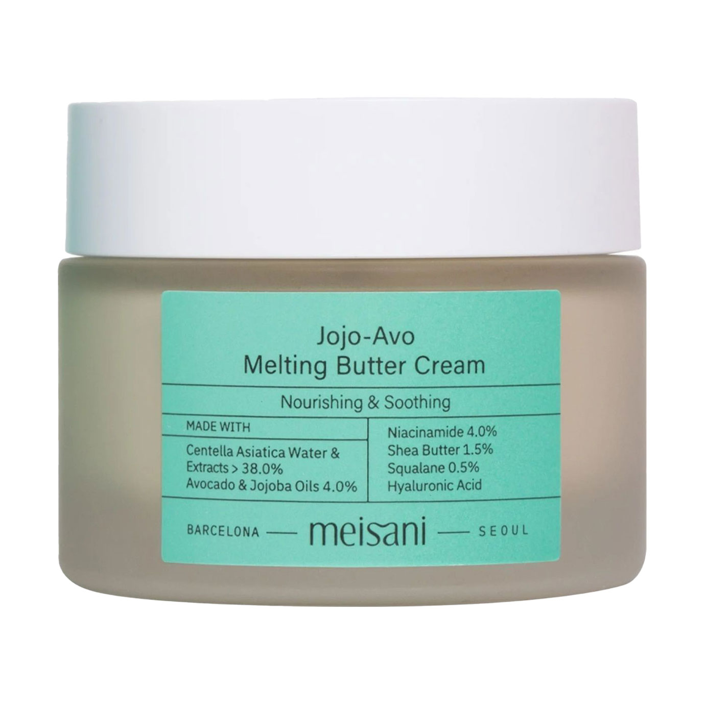 

Зволожувальний живильний крем для обличчя meisani Jojo-Avo Melting Butter Cream, 50 мл