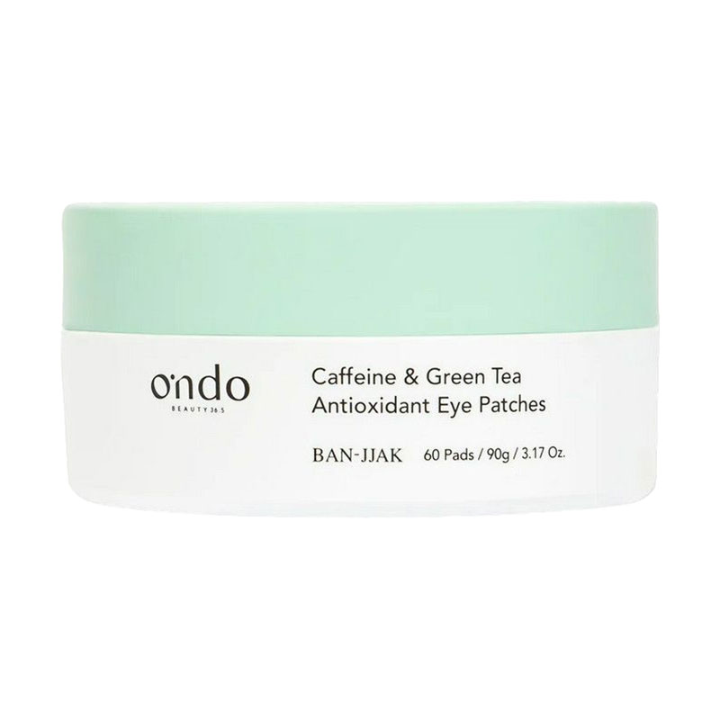 

Гідрогелеві антиоксидантні патчі для шкіри навколо очей Ondo Beauty 36.5 Caffeine & Green Tea Antioxidant Eye Patches, 60 шт