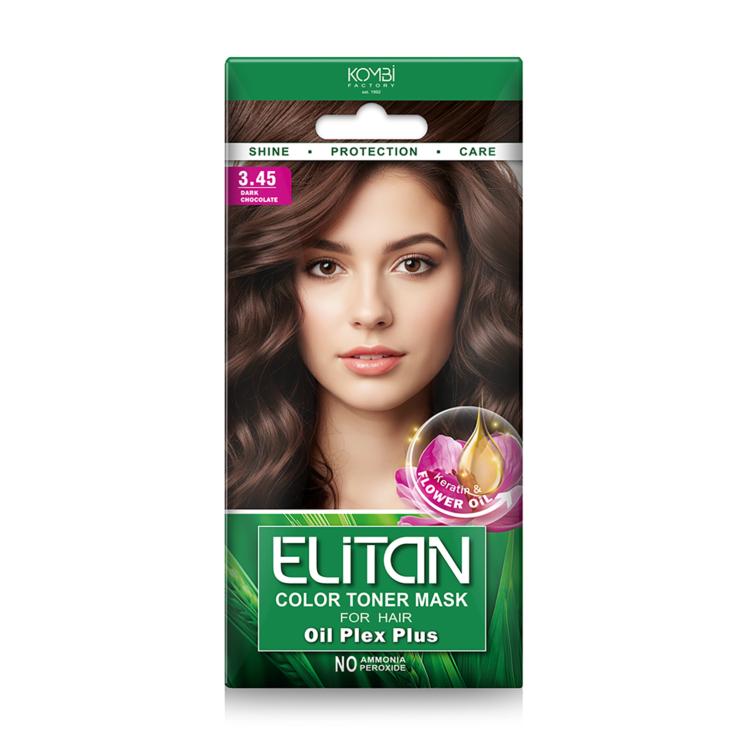 

Тонувальна маска для волосся Elitan Color Toner Mask 3.45 Темний шоколад, 30 мл