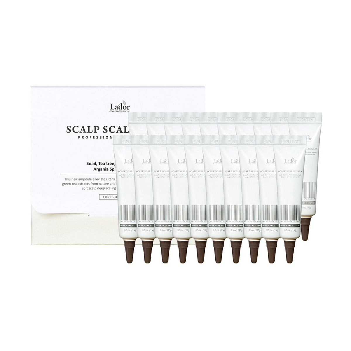 

Очищувальний спа-пілінг для шкіри голови La'dor Scalp Scaling Spa Ampoule, 20*15 г