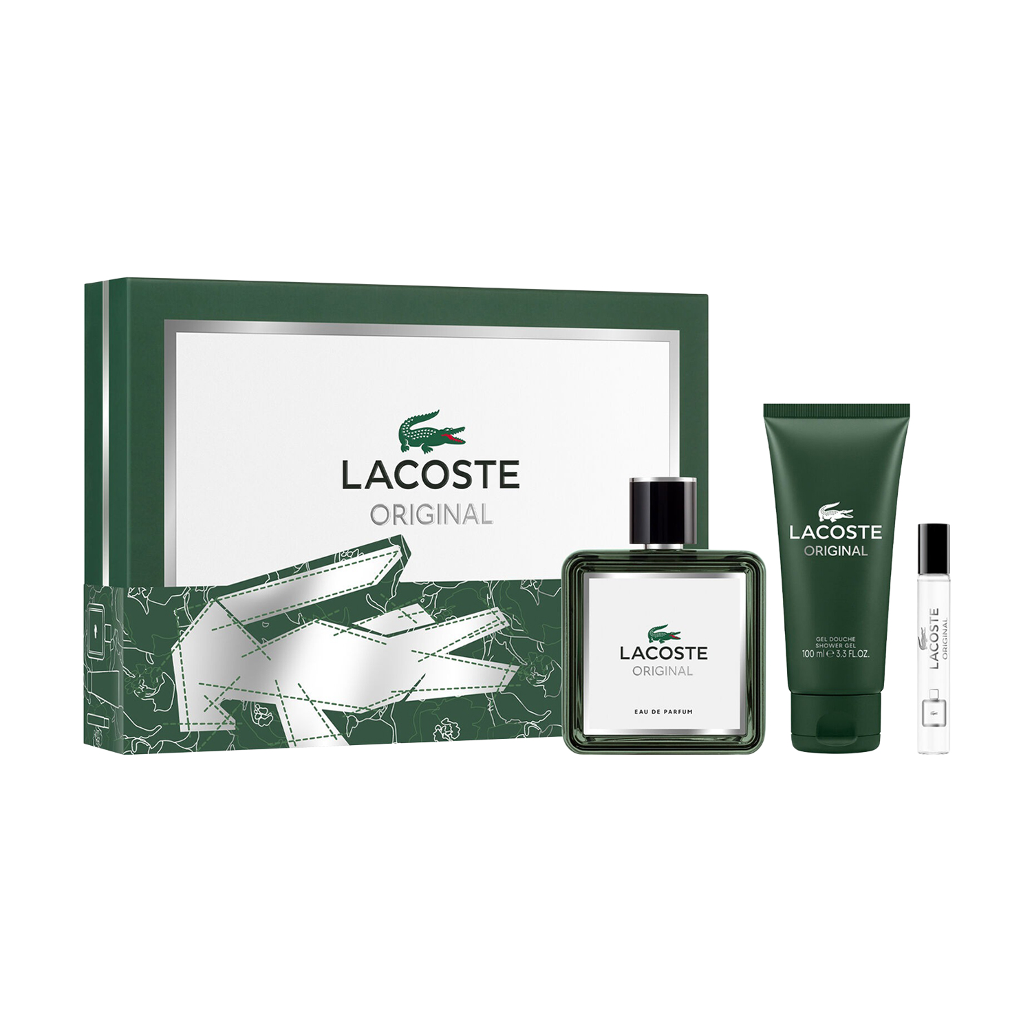 

Парфумований набір чоловічий Lacoste Original (парфумована вода, 100 мл + гель для душу, 100 мл + парфумована вода, 7.5 мл)