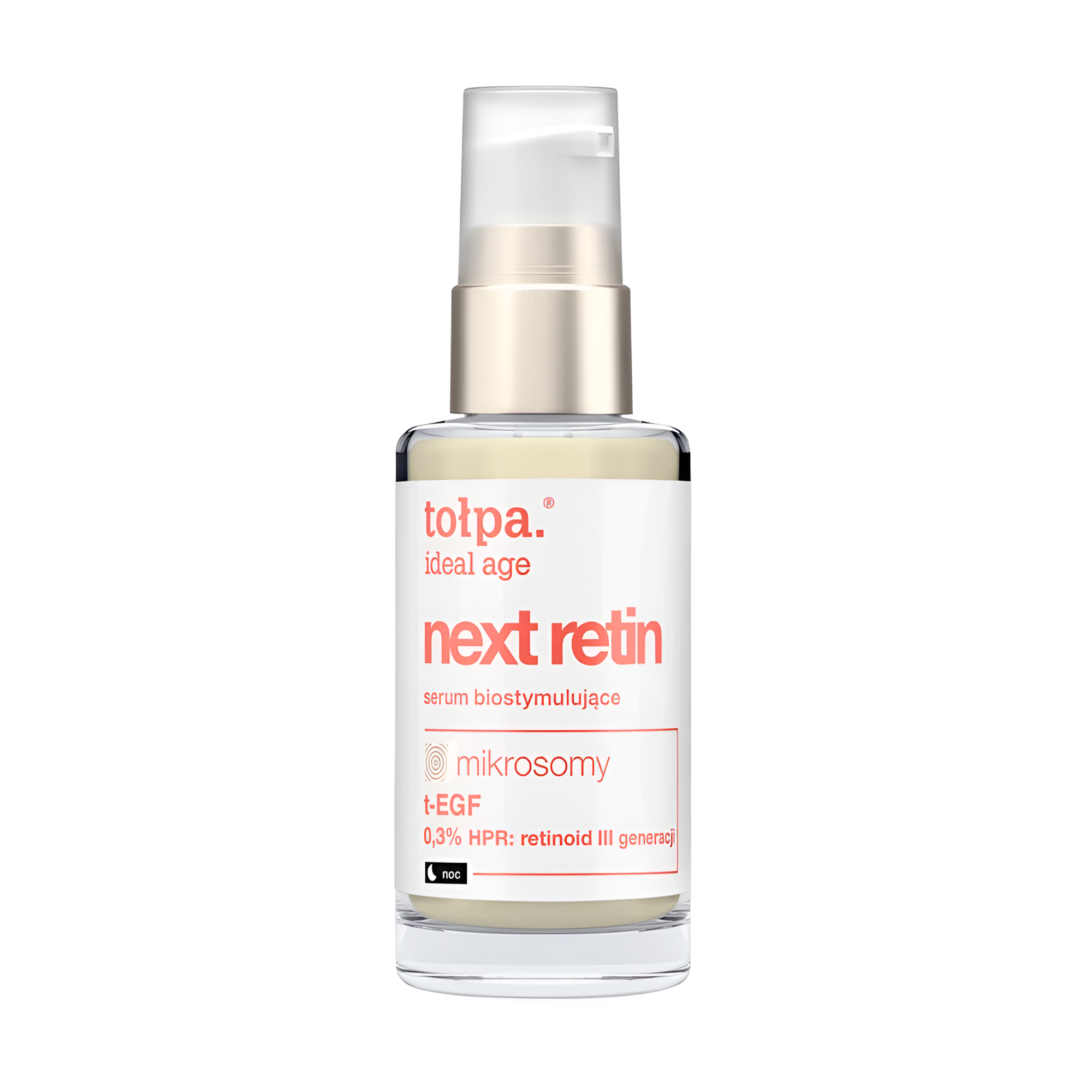 

Біостимулювальна нічна сироватка для обличчя Tolpa Ideal Age Next Retin Serum, 30 мл