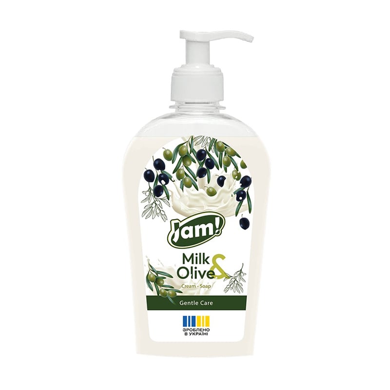 

Крем-мило JAM! Milk & Olive Cream-Soap Gentle Care з гліцерином, 325 г
