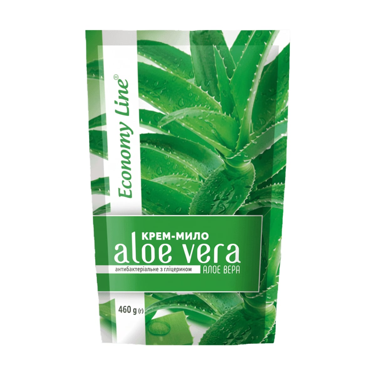 

Крем-мило Economy Line Алое вера, з гліцерином, 460 г (дойпак)