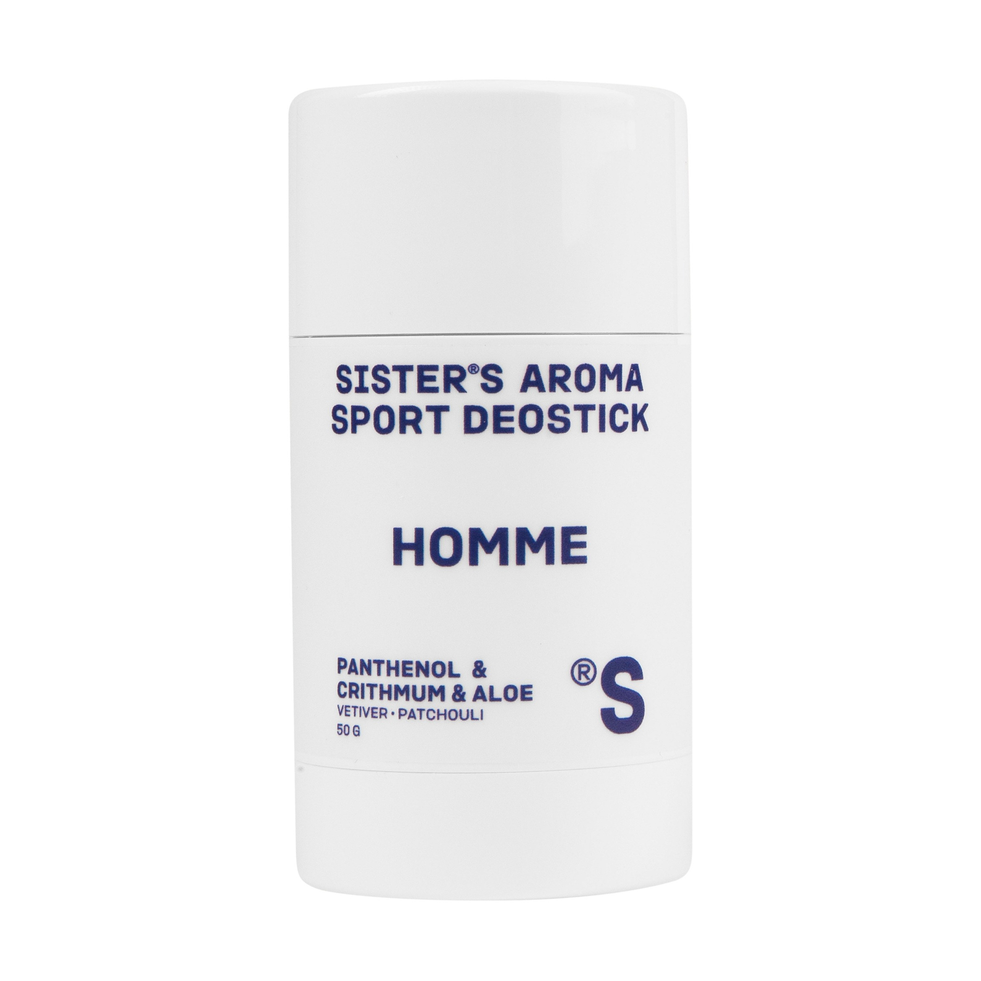 

Твердий дезодорант Sister's Aroma Sport Homme Deostick чоловічий, 50 г