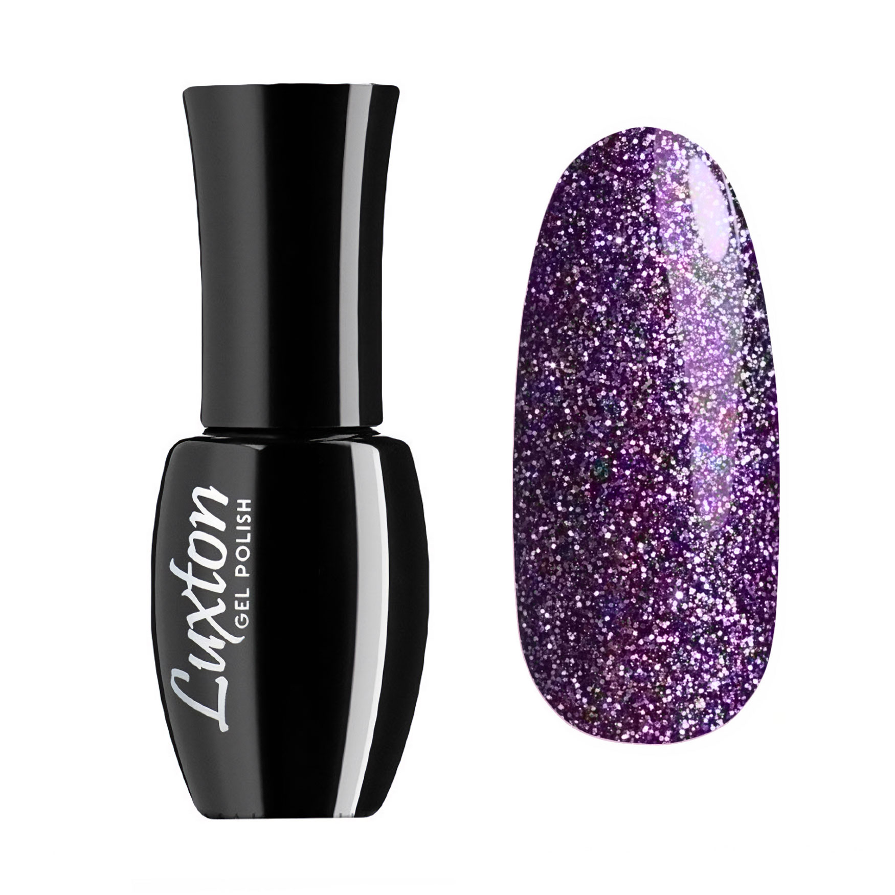 

Гель-лак для нігтів Luxton Gel Polish 166 Бузково-фіолетовий з кольоровими шимерами, 10 мл