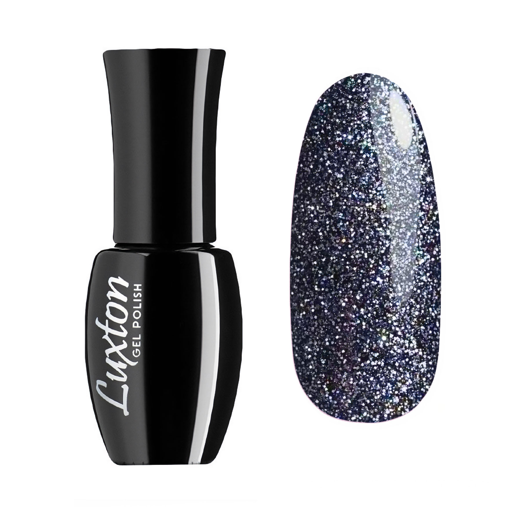 

Гель-лак для нігтів Luxton Gel Polish 167 Графітовий з кольоровими шимерами, 10 мл