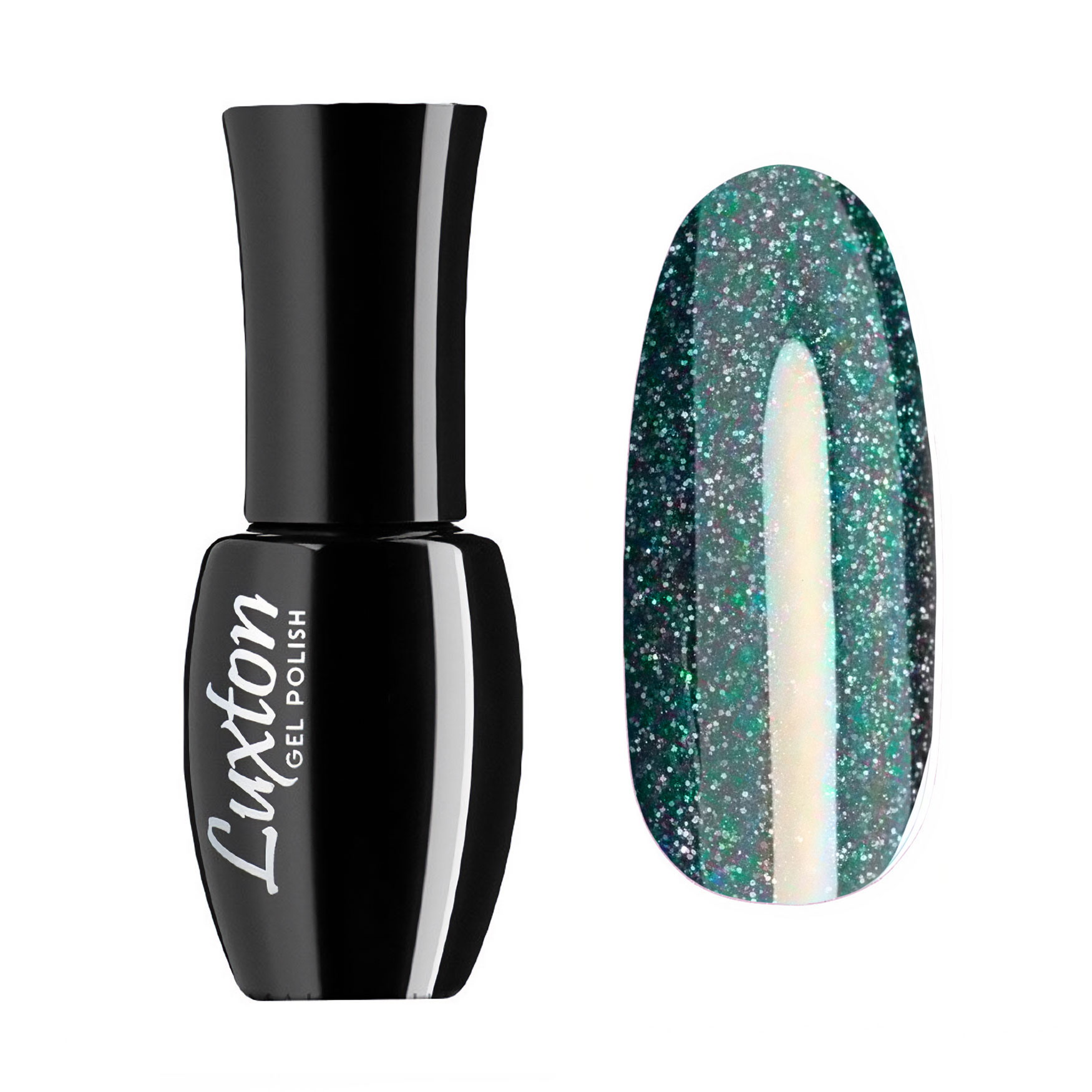 

Гель-лак для нігтів Luxton Gel Polish 175 Зелений з кольоровим шиммером, 10 мл