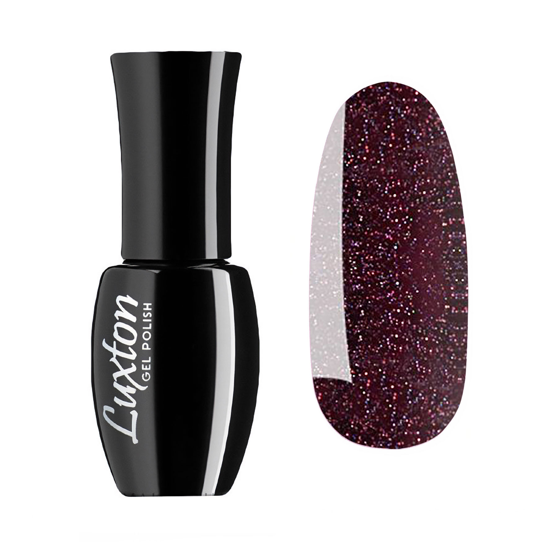 

Гель-лак для нігтів Luxton Gel Polish 178 Винна слива з кольоровими шиммерами, 10 мл