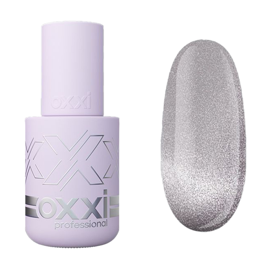 

Гель-лак для нігтів Oxxi Professional Lux Silk Cat 01 Бежево-сірий, 10 мл