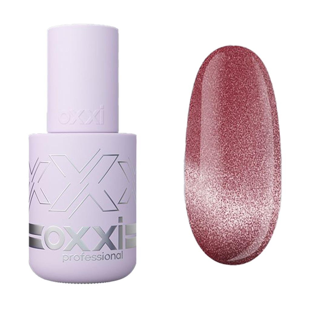 

Гель-лак для нігтів Oxxi Professional Lux Silk Cat 11 Бордовий, 10 мл