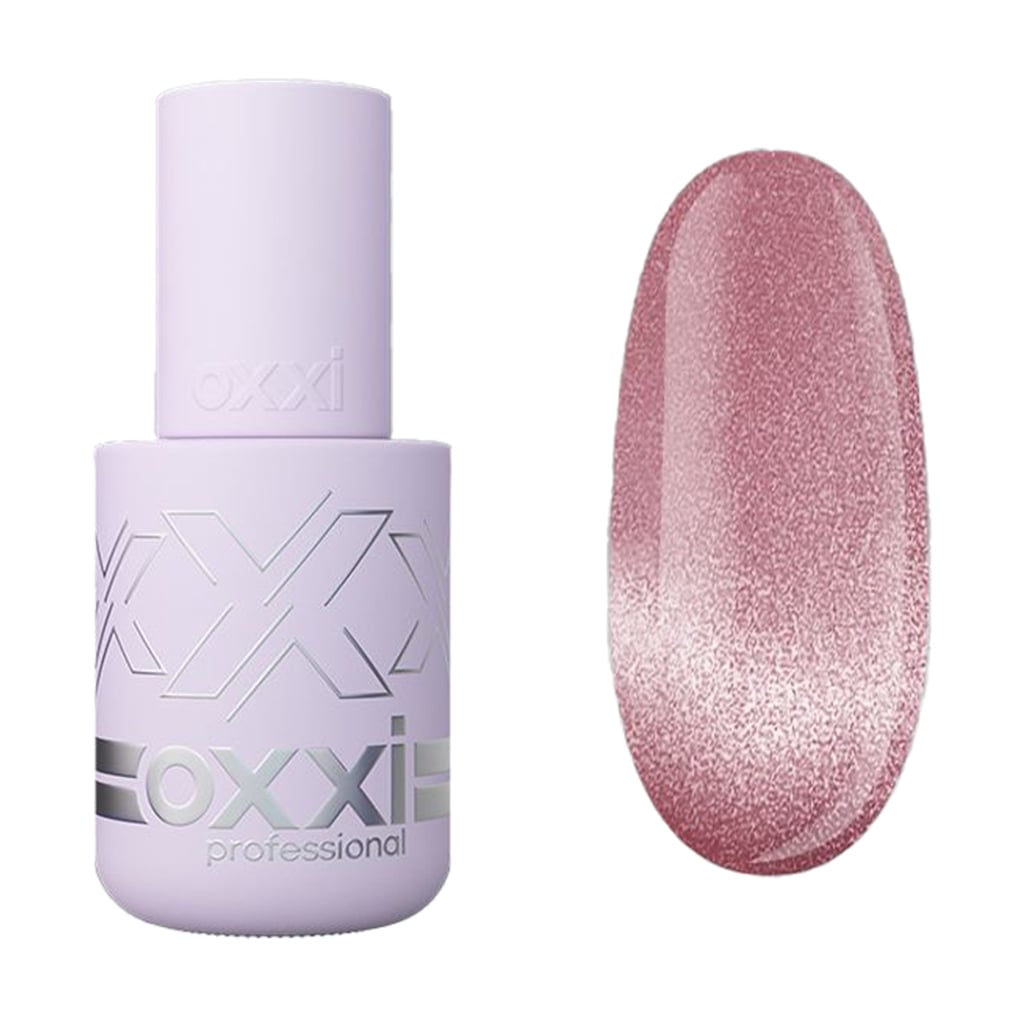 

Гель-лак для нігтів Oxxi Professional Lux Silk Cat 12 Бордово-рожевий, 10 мл