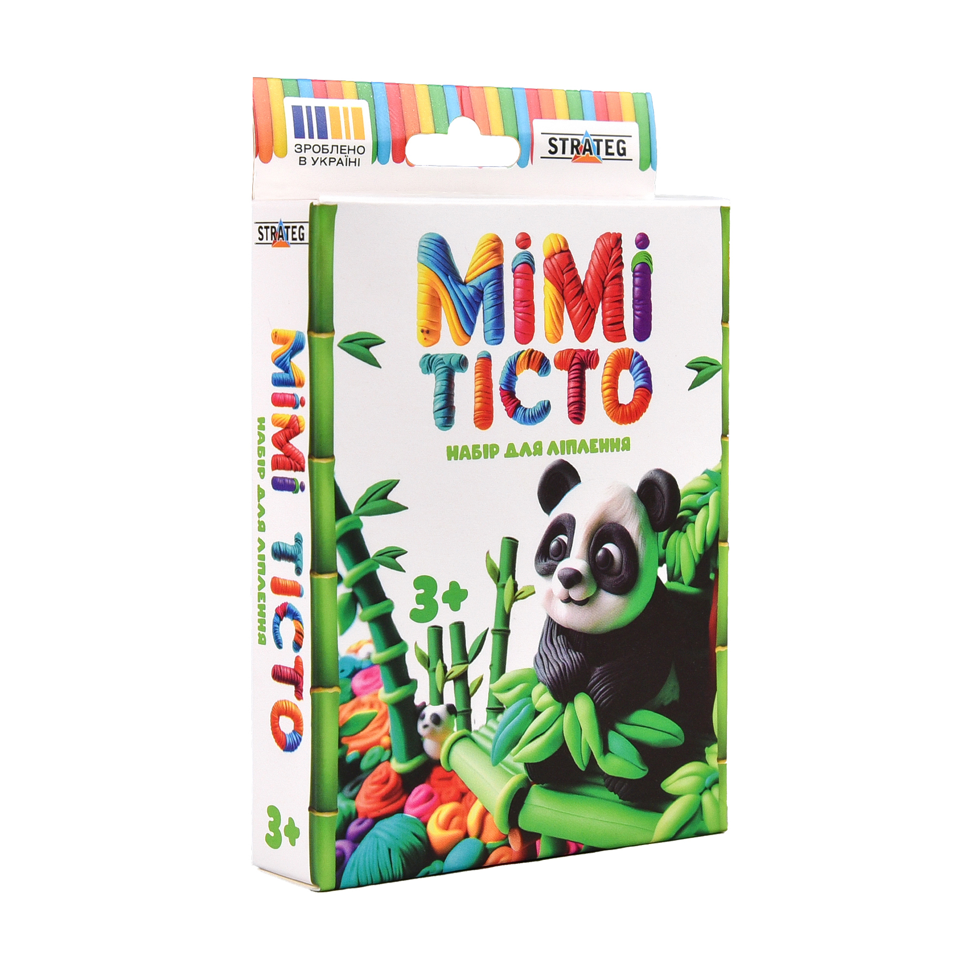 

Набір для ліплення Strateg Mімі тісто Панда, від 3 років, 5 шт (31055)