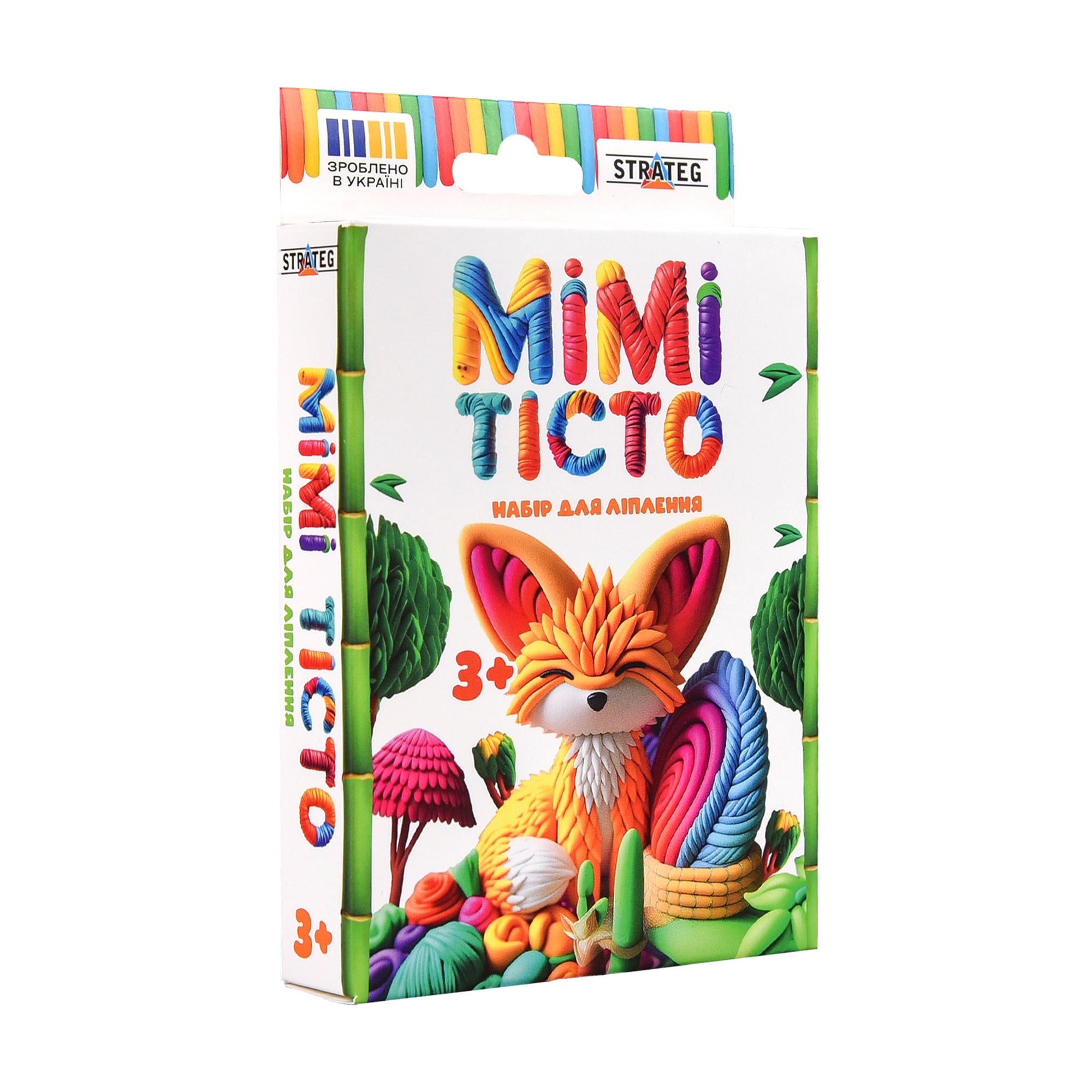 

Набір для ліплення Strateg Mімі тісто Лисичка, від 3 років, 5 шт (31057)