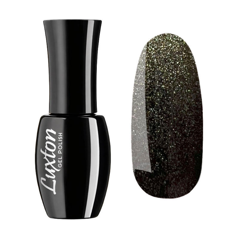 

Гель-лак для нігтів Luxton Gel Polish 224 Темно-болотний з блискітками, 10 мл
