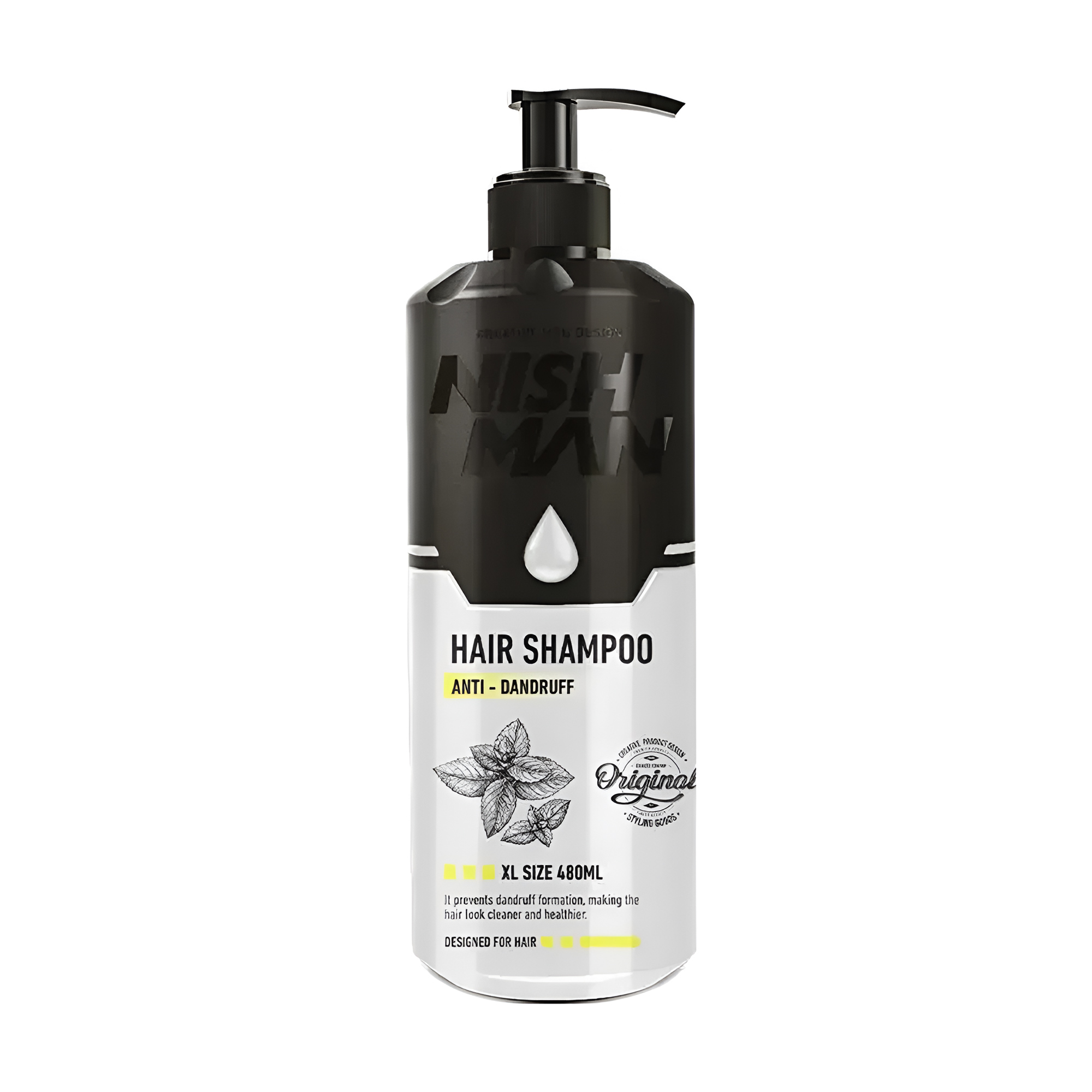 

Чоловічий шампунь для волосся Nishman Anti Dandruff Hair Shampoo проти лупи, 480 мл