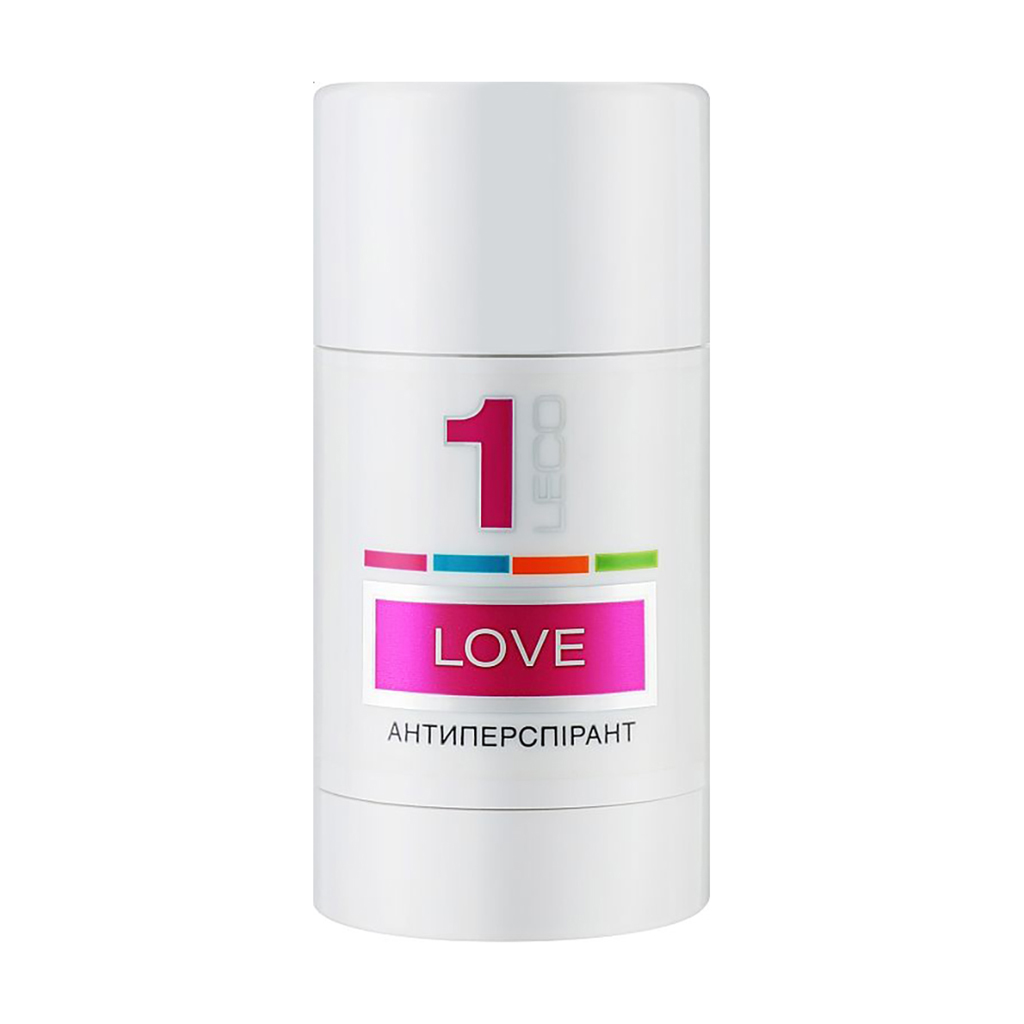 

Дезодорант-антиперспірант-стік Leco Love жіночий, 75 мл
