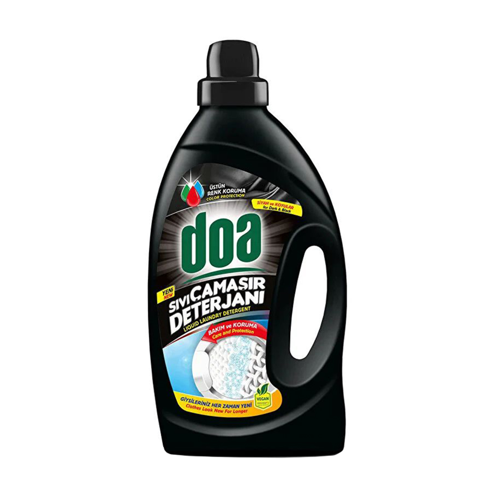 

Рідкий засіб для прання doa Black для темних та чорних речей, 50 циклів прання, 3 л