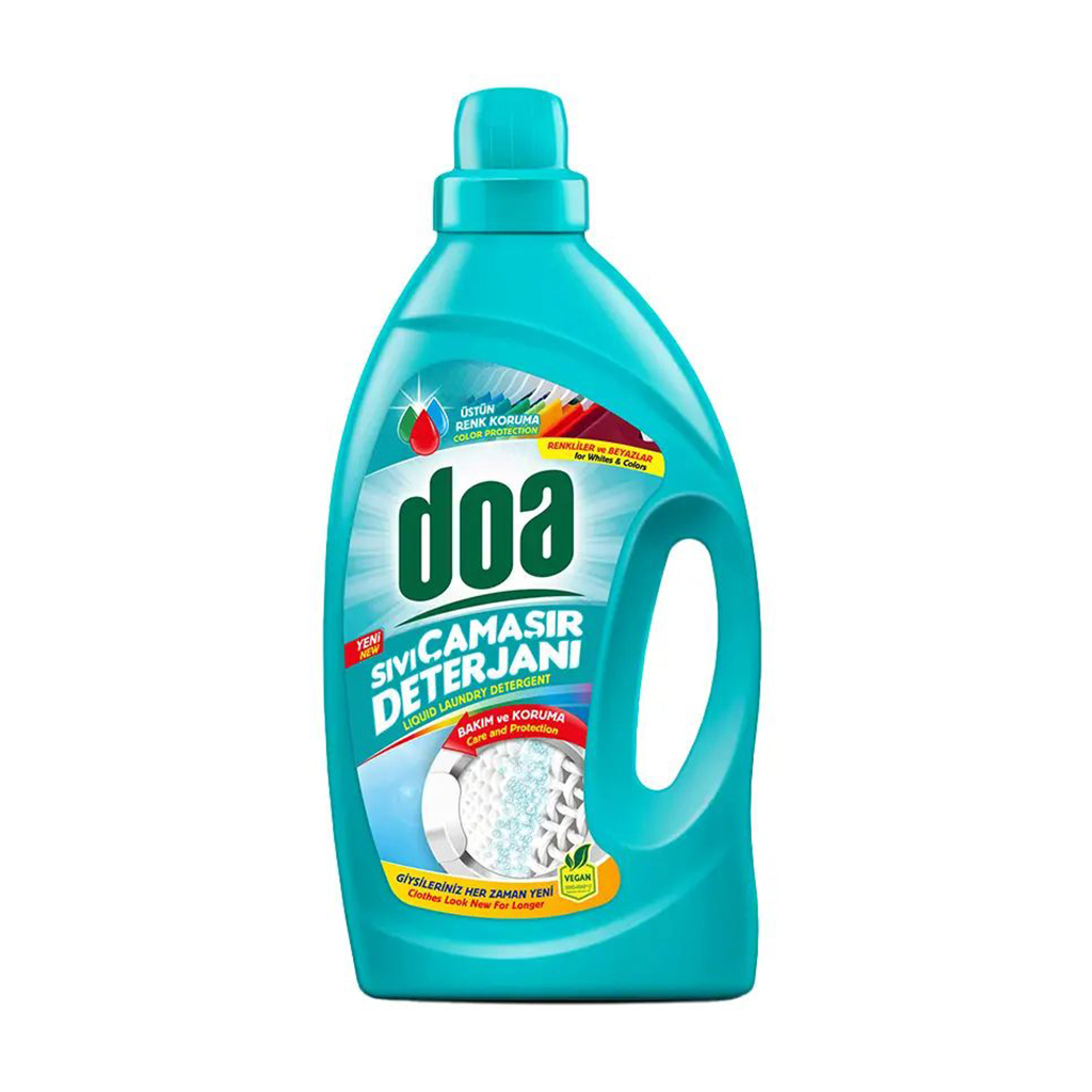 

Рідкий концентрований засіб для прання doa Whites & Colors для білих та кольорових речей, 33 цикли прання, 2.145 л