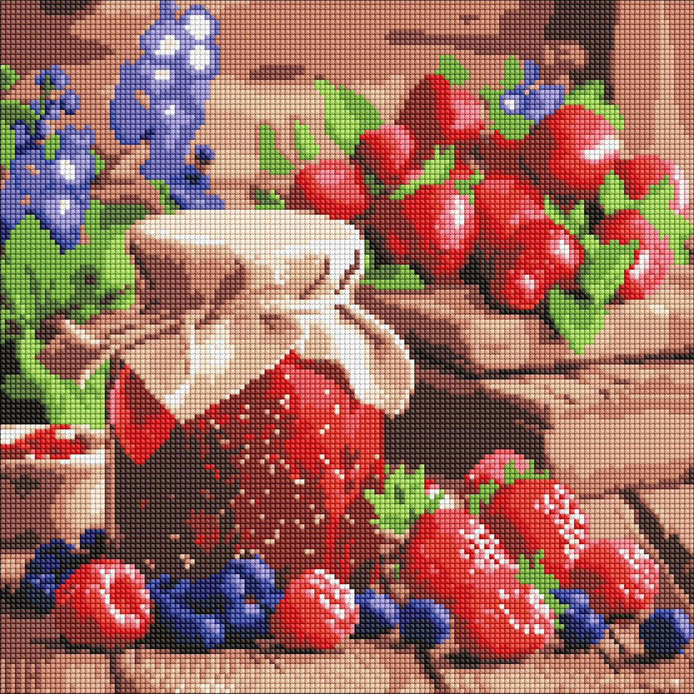 

Алмазна мозаїка Ideyka Малинове варення, 40*40 см (AMO8082)