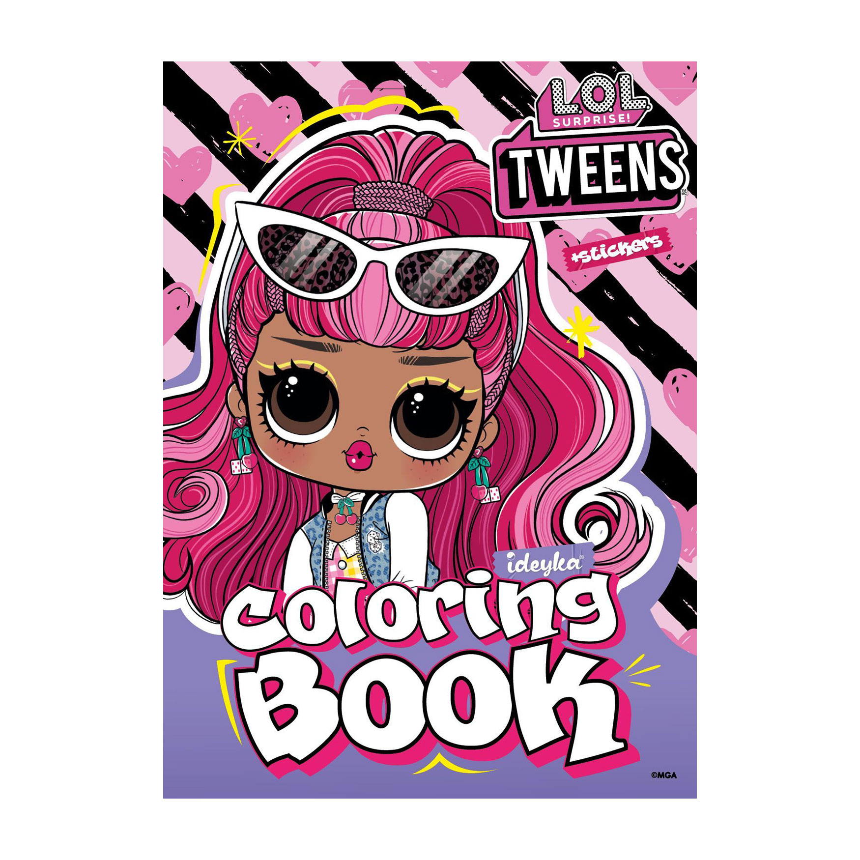 

Книжка-розмальовка Ideyka L.O.L. Surprise! O.M.G. Tweens Cherry, 21*29 см (LCB29)