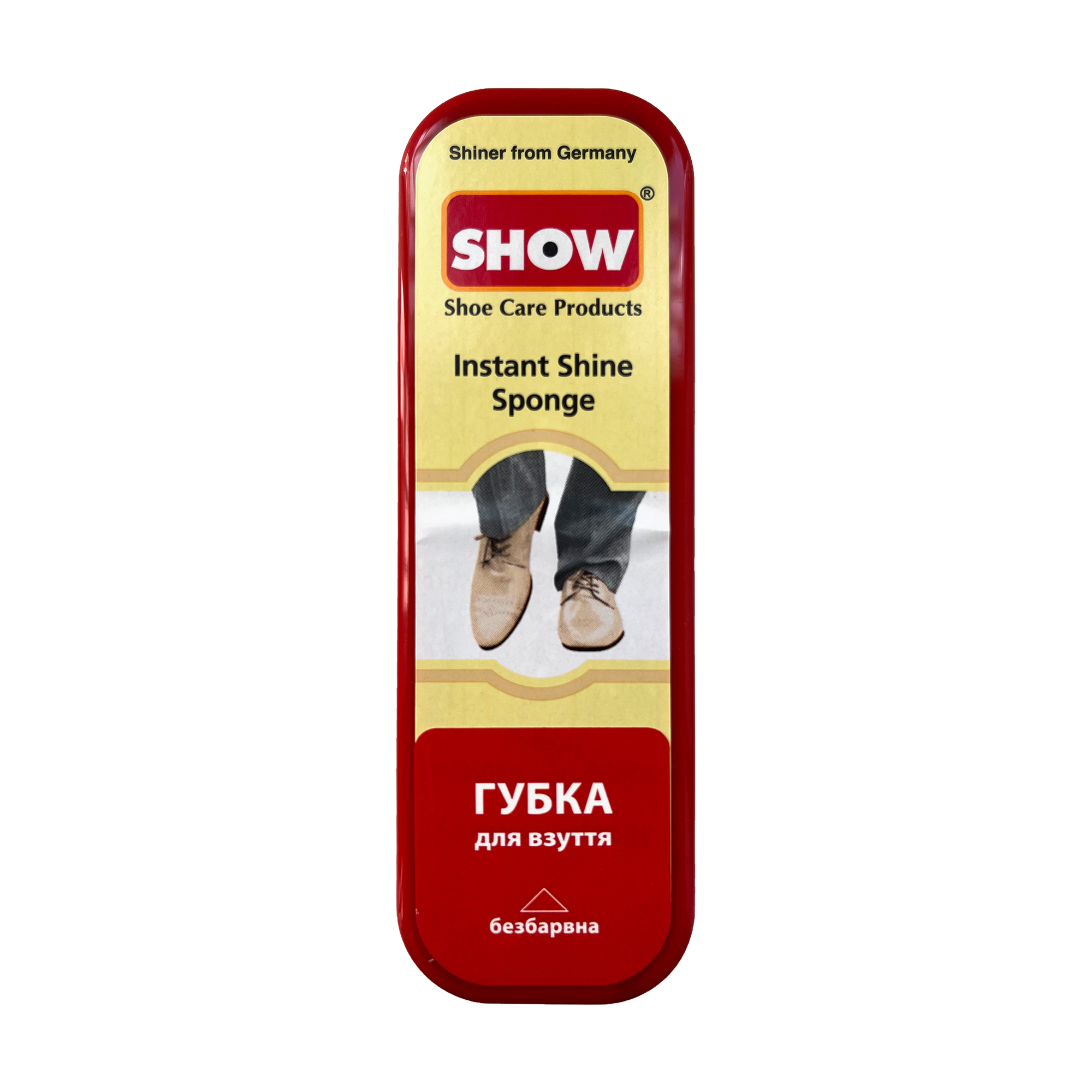 

Губка-блиск для взуття SHOW Instant Shine Sponge безбарвна, 1 шт
