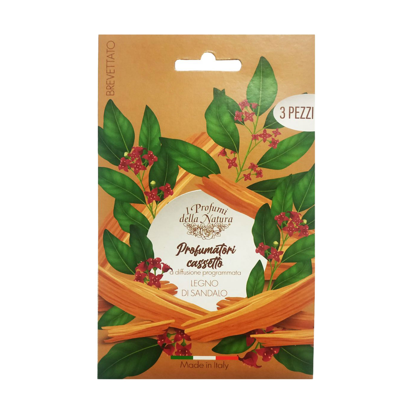 

Ароматичне саше GE.CA I Profumi della Natura Сандалове дерево, 3 шт