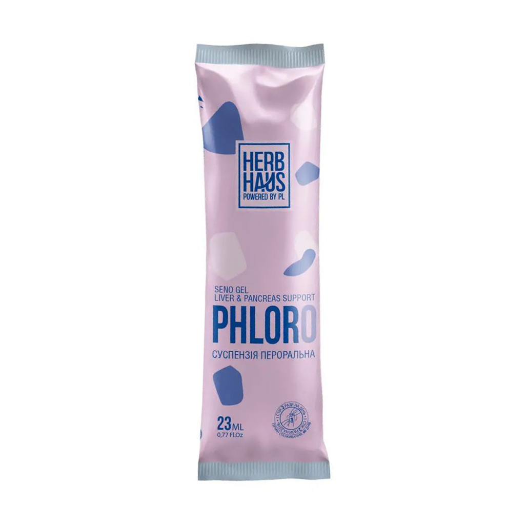 

Комплекс Підтримка печінки та підшлункової залози HERB HAUS PhlorO Liver & Pancreas Support в стіках, 30*23 мл