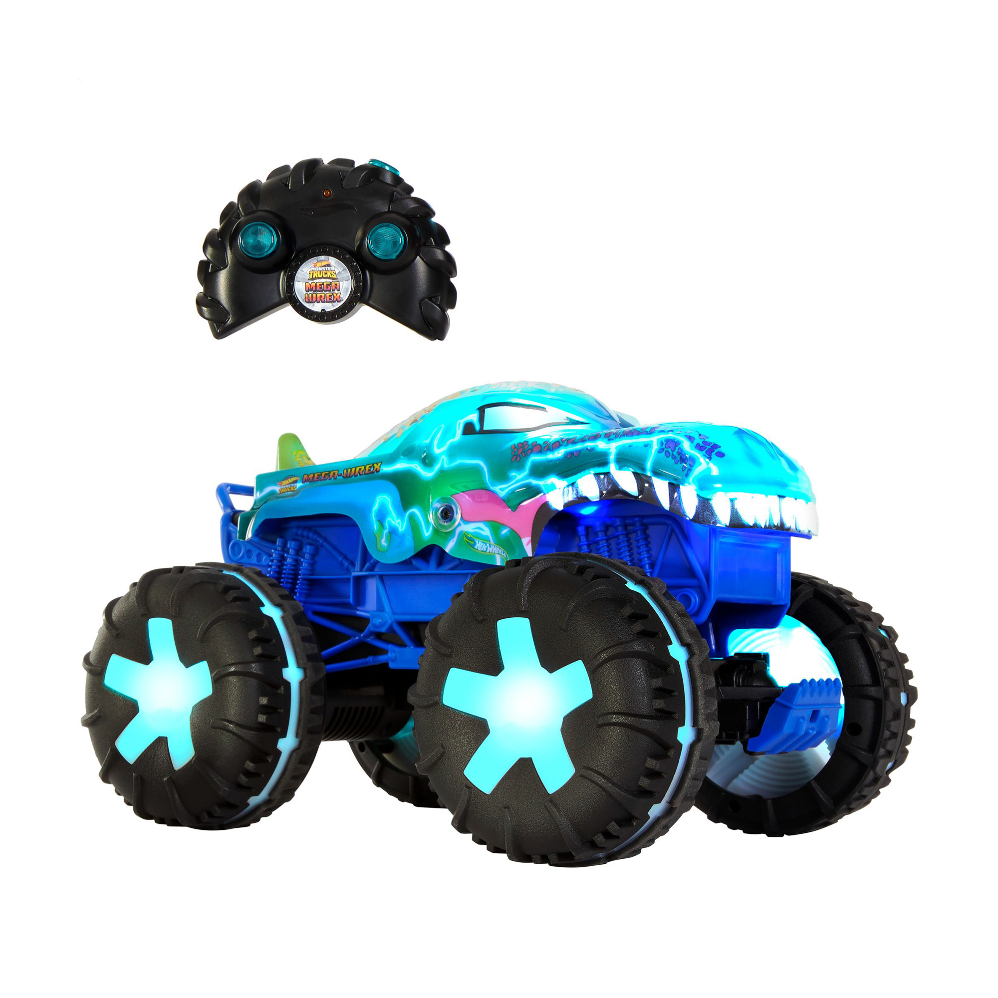 

Машинка-позашляховик на радіокеруванні Hot Wheels Monster Trucks Мега Рекс 1:15, від 5 років (JBD90)